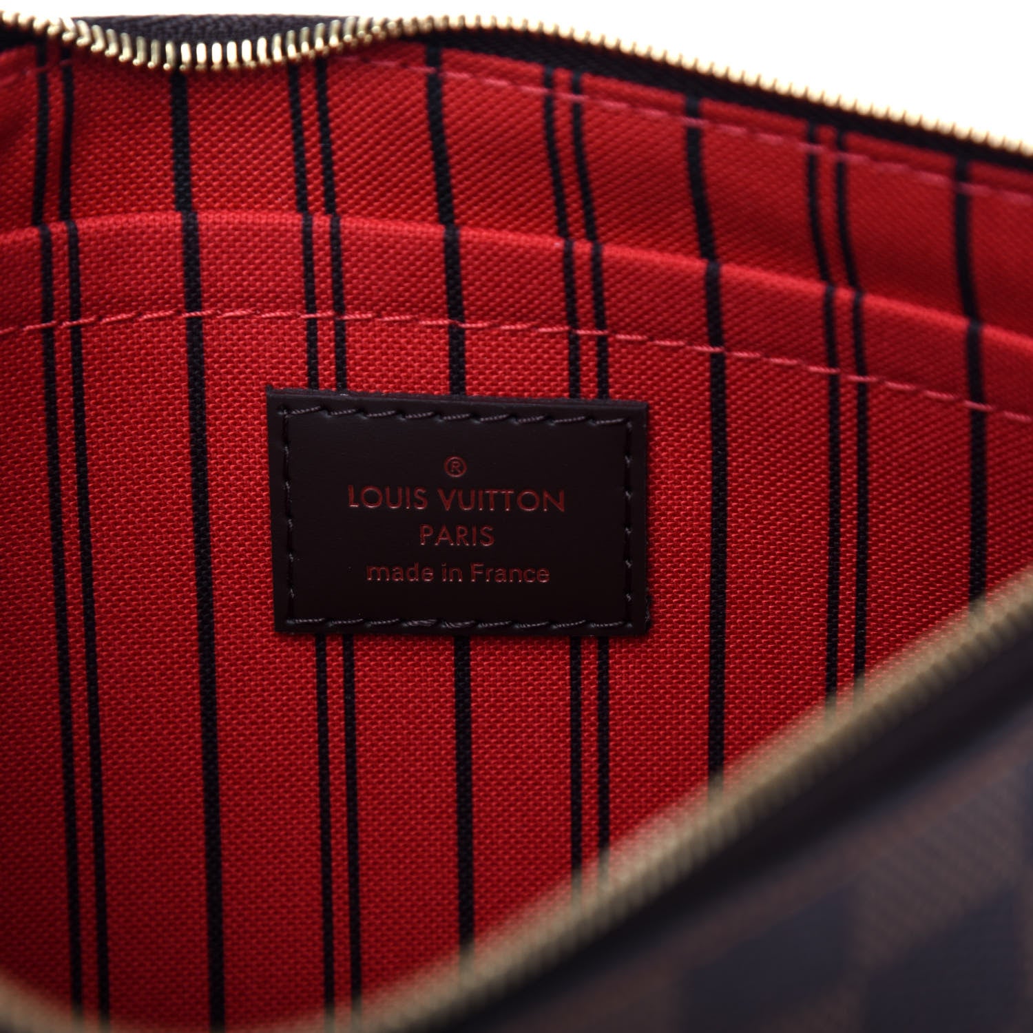 Louis Vuitton Damier Ebene Neverfull MM GM Pochette 6 of 7