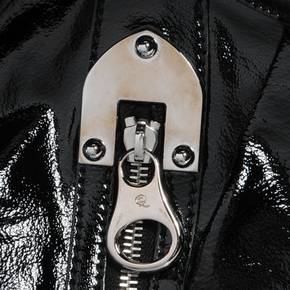 Alexander McQueen Patent Leather Hobo Black 8 of 8