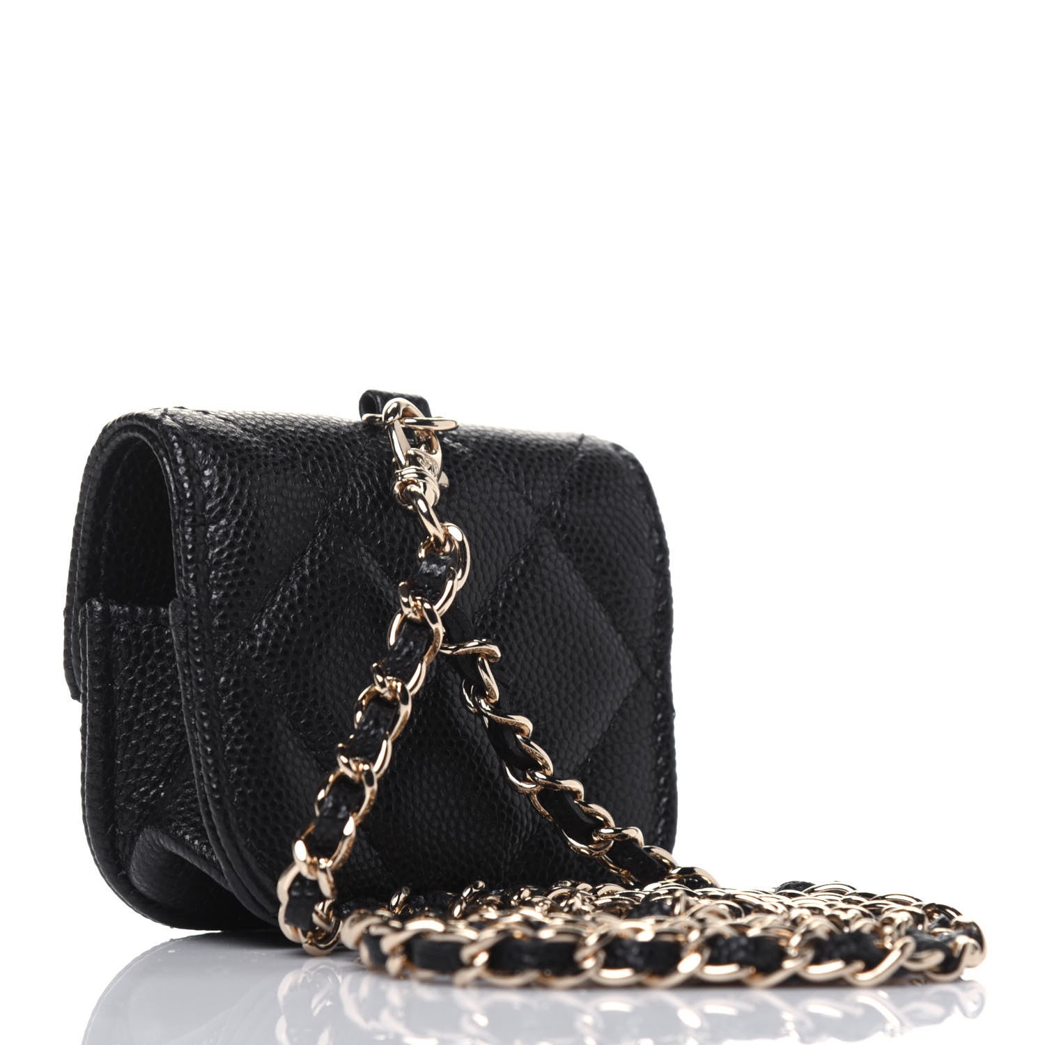 Chanel Caviar Quilted Airpods Pro Case Black 3 of 13