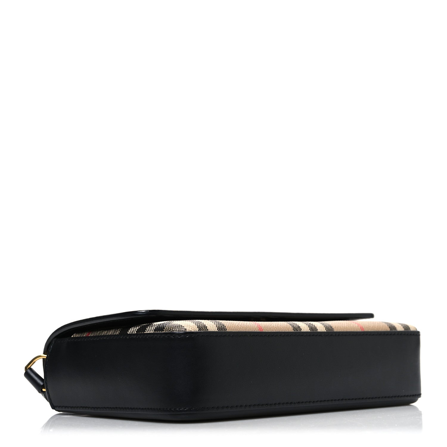 Burberry Calfskin Mini Vintage Check Note Bag Black 3 of 10