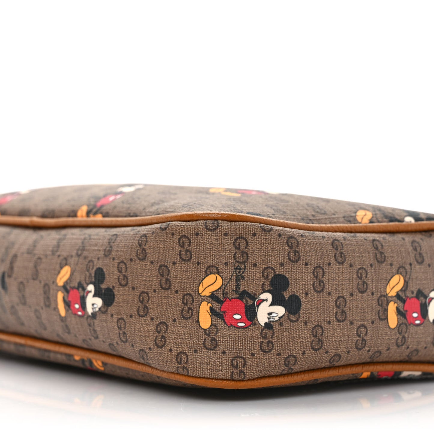 X DISNEY Mini Vintage GG Supreme Monogram Mickey Mouse Small 120 48 Belt Bag Beige Vintage Sun Oil