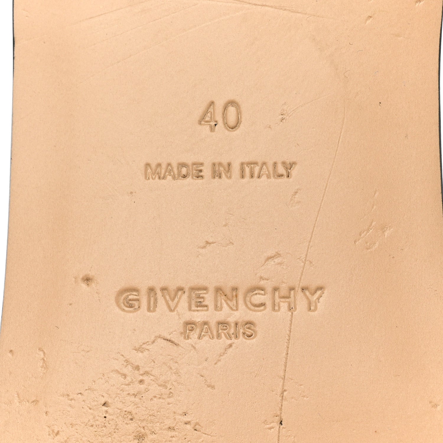 Givenchy Goatskin 4G Flat Sandals 40 Black 6 of 9