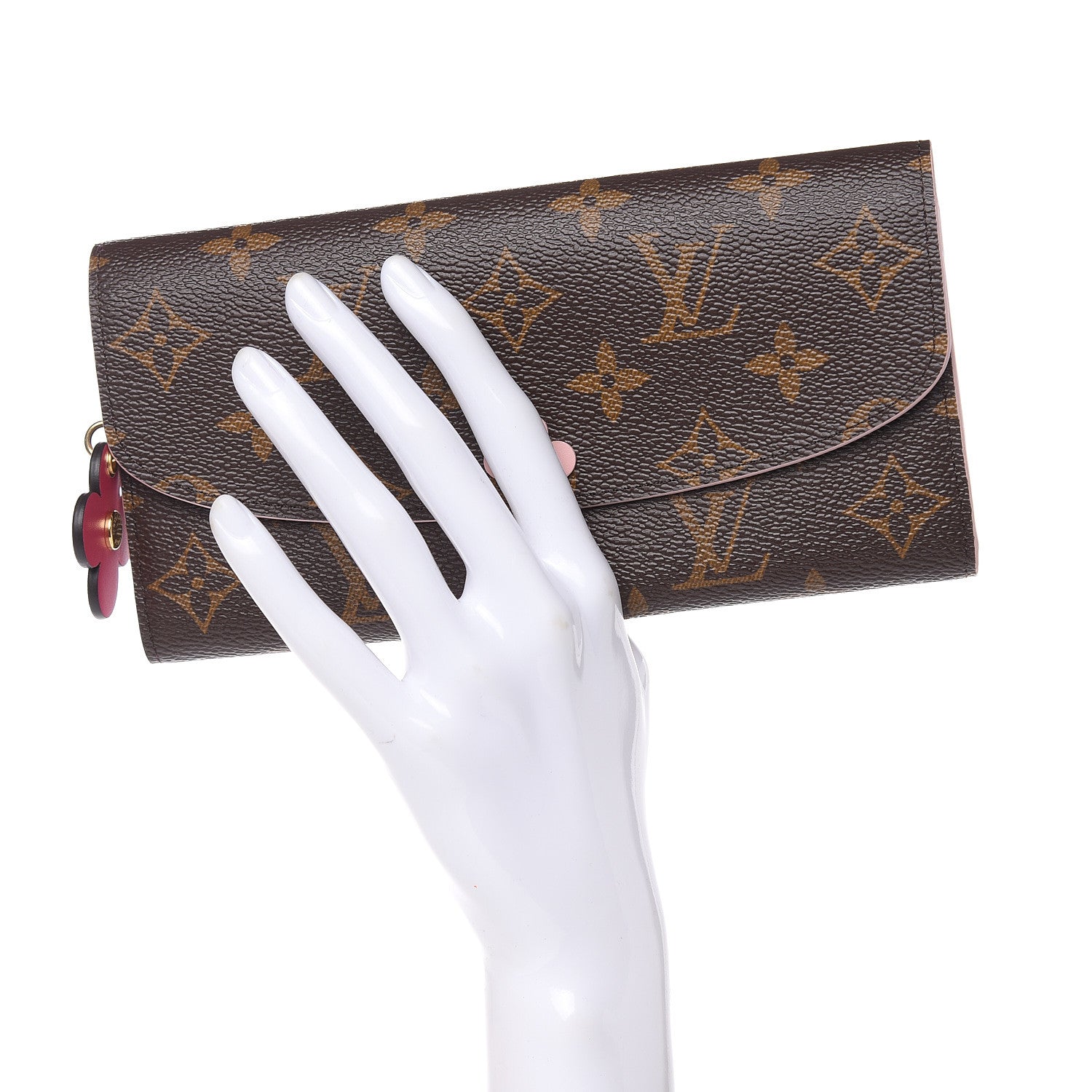 Louis Vuitton Monogram Bloom Flower Emilie Wallet 2 of 8