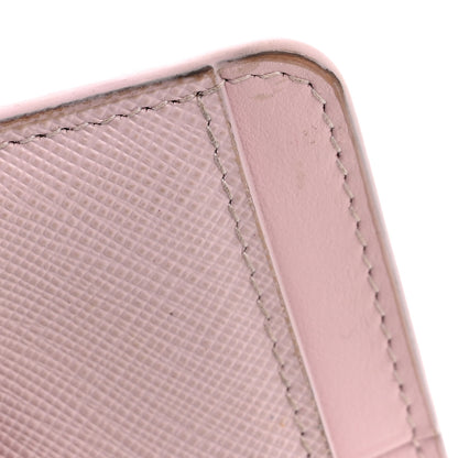 Prada Saffiano City Calf Coin Case Card Holder Alabastro 10 of 11