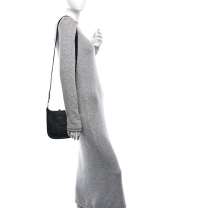 Hermes Taurillon Clemence Evelyne TPM Black 2 of 10