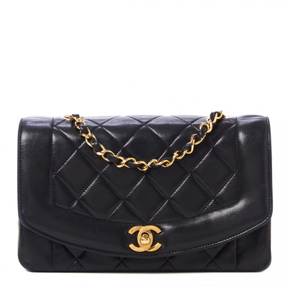 Chanel Lambskin Quilted Small Single Flap Black 1 of 10
