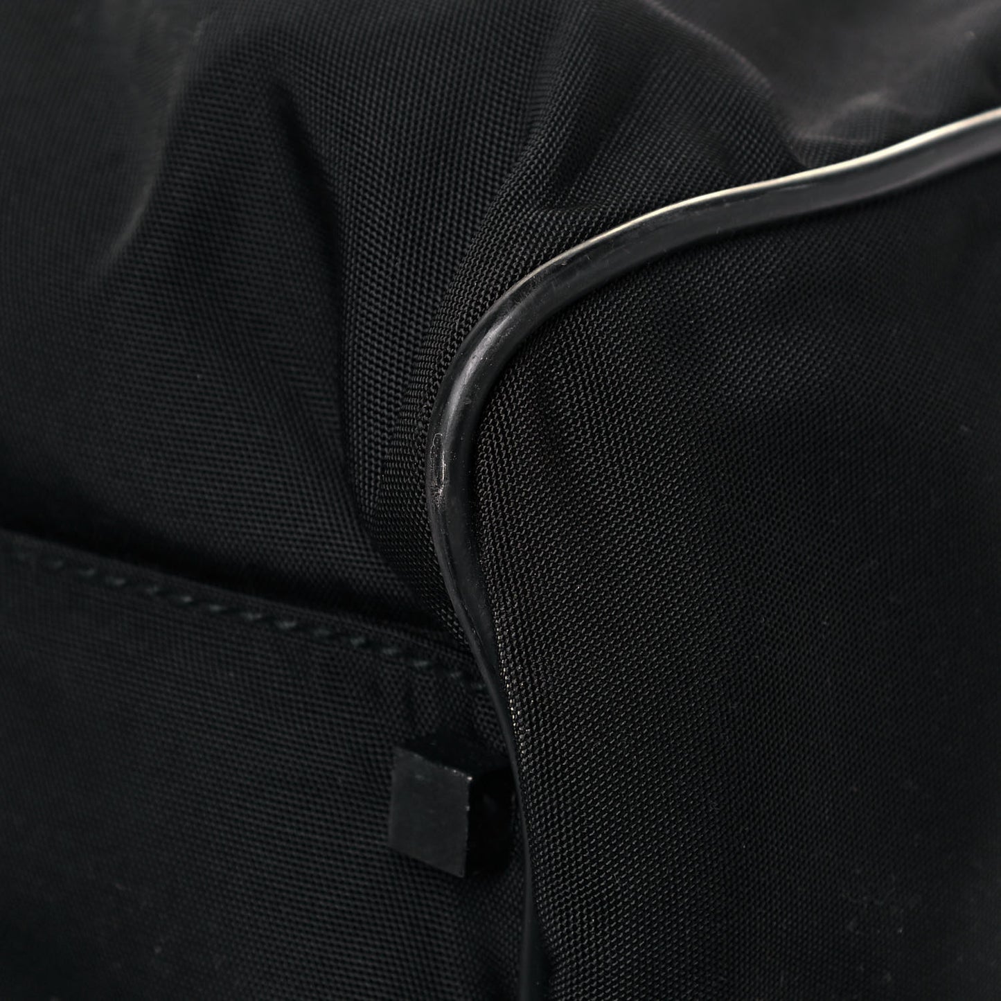 Nylon Large Duffle Bag Black