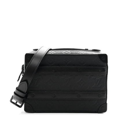Louis Vuitton Taurillon Monogram Soft Trunk Black 1 of 9