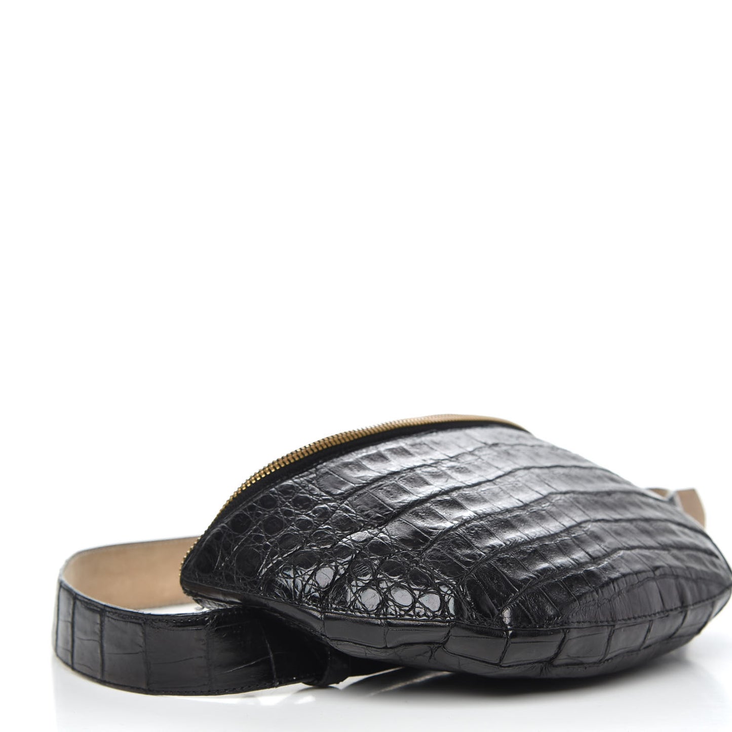 Crocodile Lola Belt Bag Black