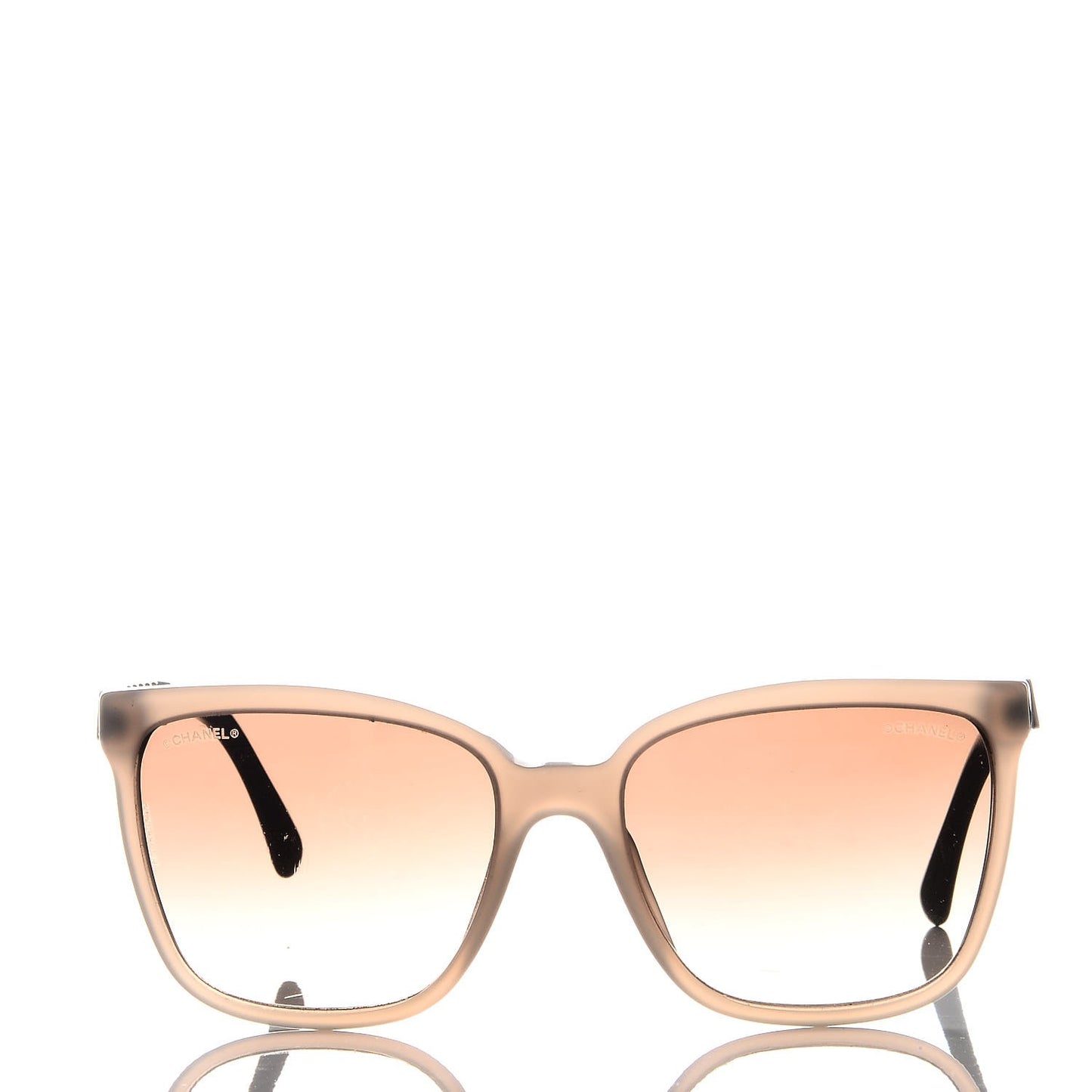 Square Chain Sunglasses 5325 Taupe