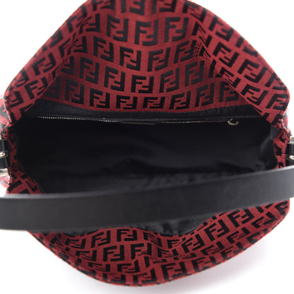 Fendi Zucchino Baguette Red Black 5 of 10