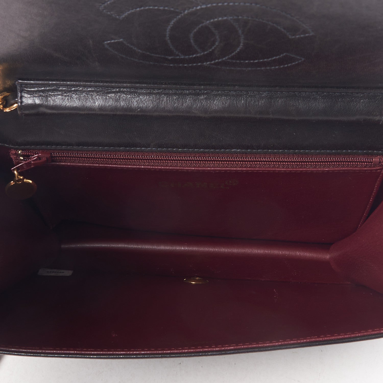 Chanel Lambskin Quilted Small Single Flap Black 6 of 9