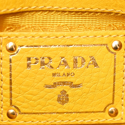 Prada Vitello Daino Shopping Tote Mimosa 6 of 12