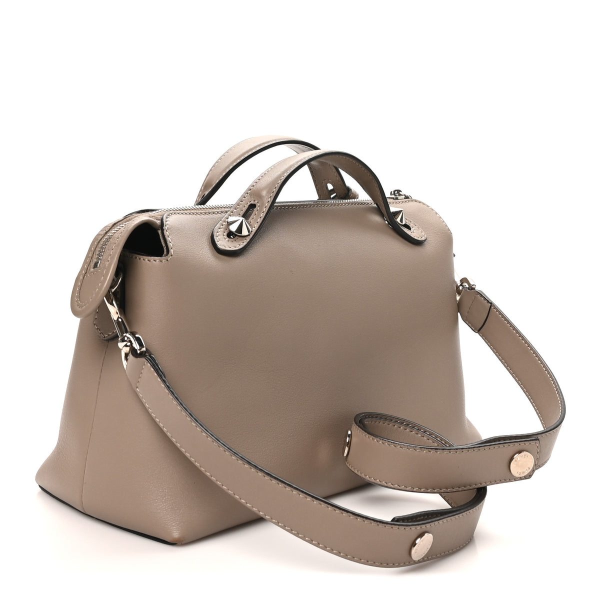 Fendi Vitello Dolce Medium By The Way Boston Bag Tortora 3 of 10