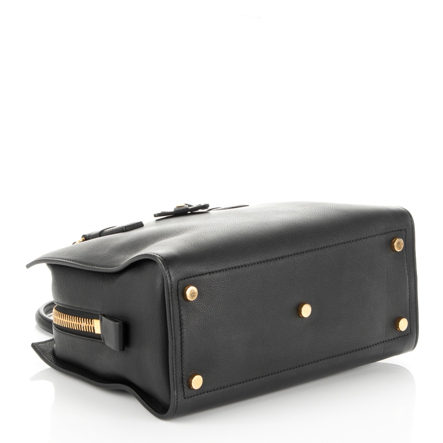 Tom Ford Pebbled Calfskin Top Handle Black 4 of 6