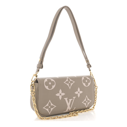 Louis Vuitton Empreinte Monogram Giant Ivy Wallet On Chain Tourterelle Creme 2 of 9