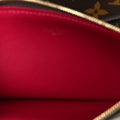 Louis Vuitton Monogram Pochette Felicie Chain Wallet Fuchsia 11 of 15