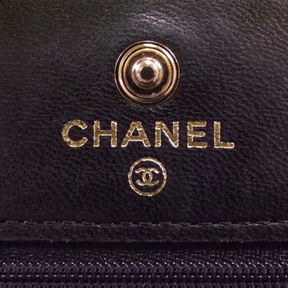 Chanel Caviar Wallet on Chain Black 8 of 10