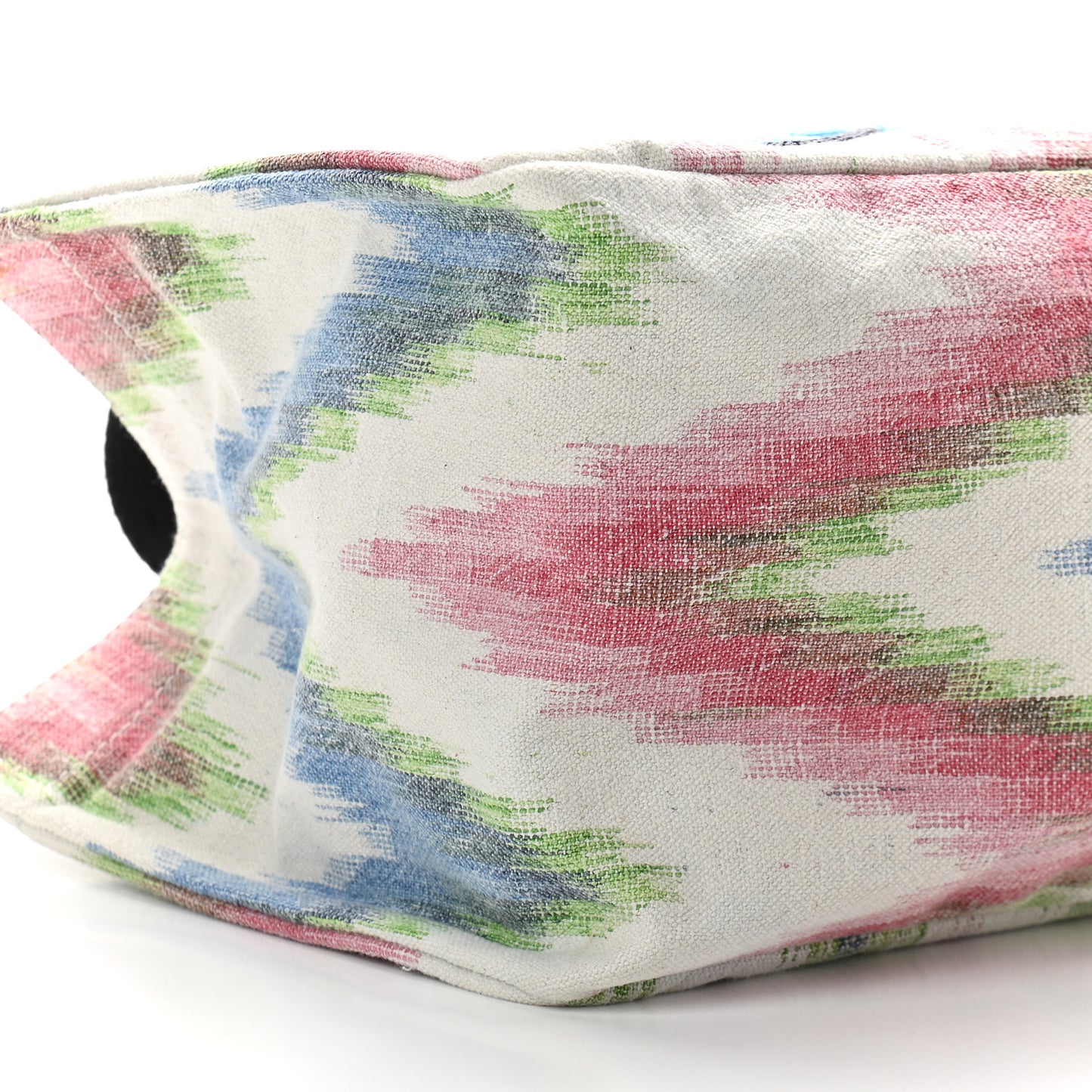 Canvas Beaded Paula Beach Tote Multicolor