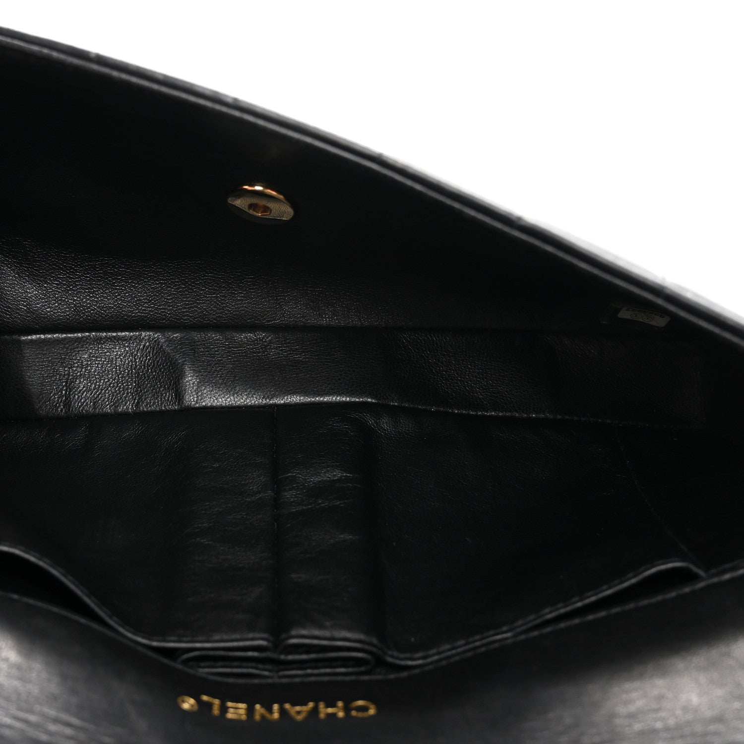 Chanel Lambskin East West Chocolate Bar Flap Black 5 of 11