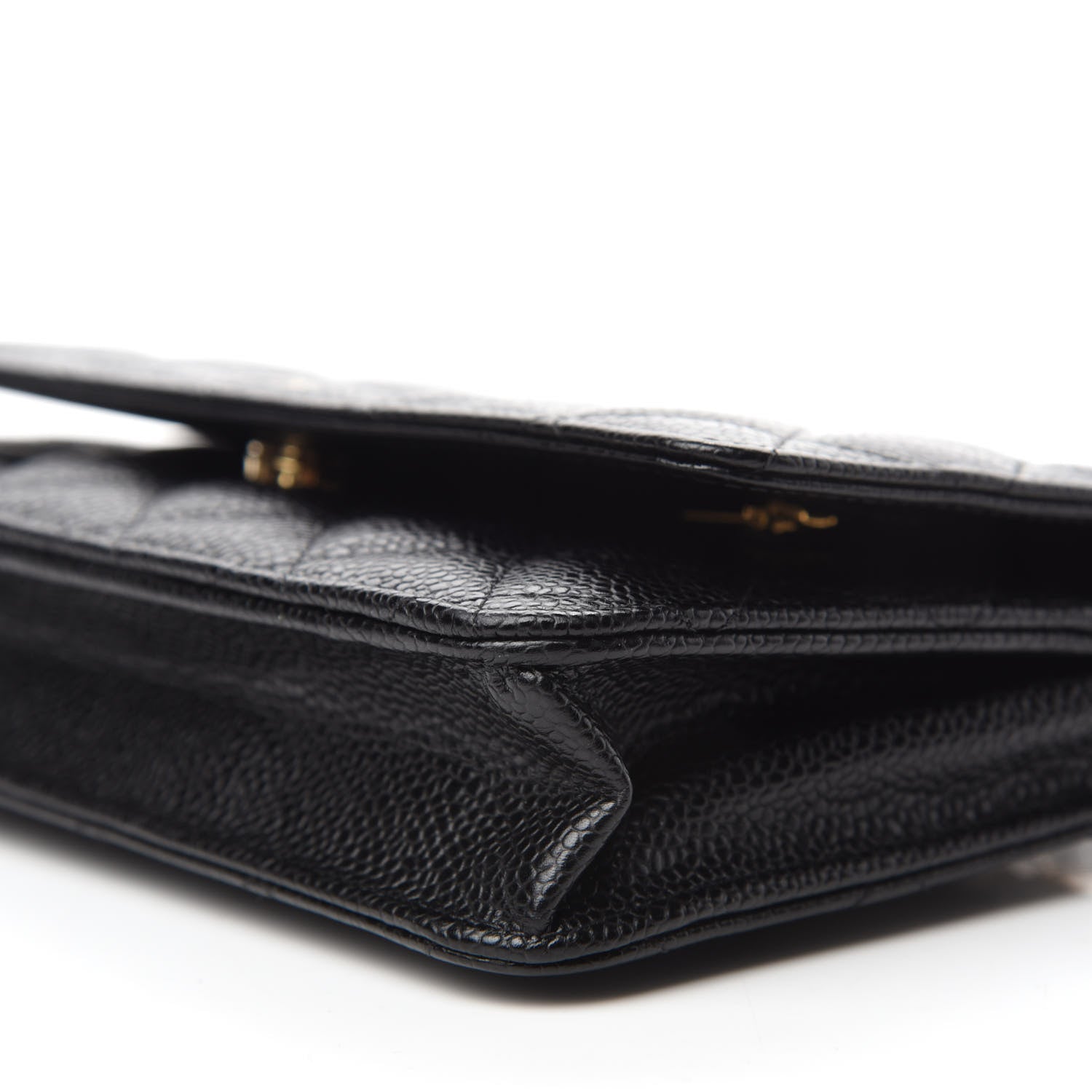Chanel Caviar Quilted Wallet On Chain WOC Black 7 of 12