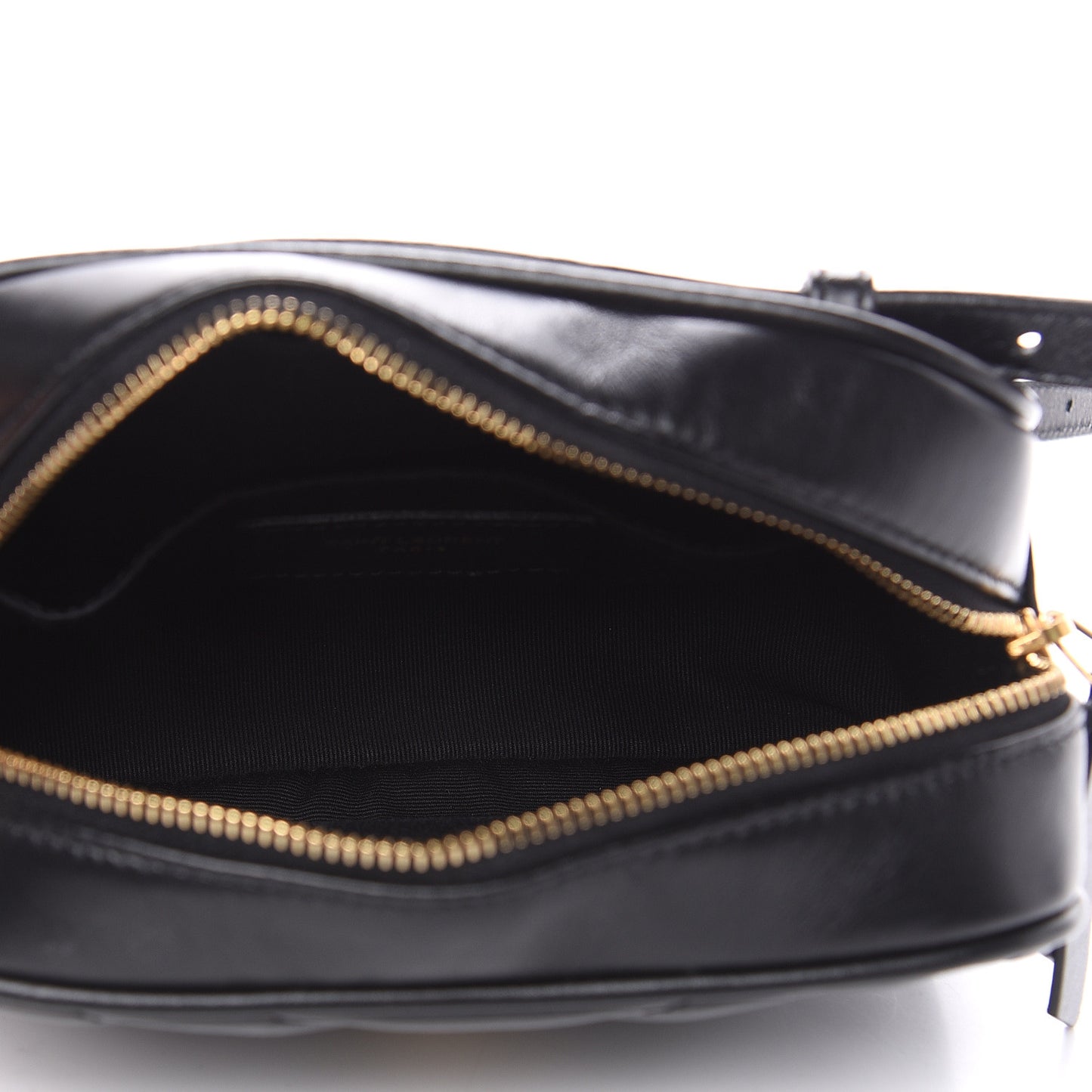 Calfskin Matelasse Monogram Lou Belt Bag Black