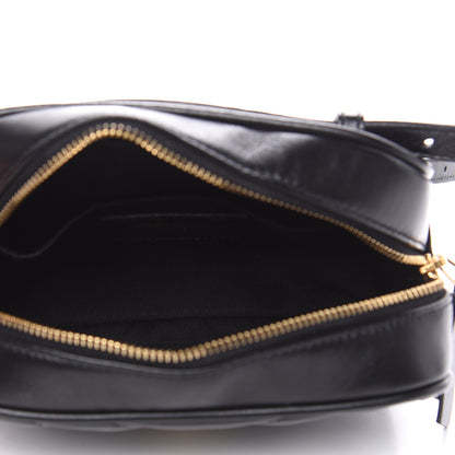 Saint Laurent Calfskin Matelasse Monogram Lou Belt Bag Black 5 of 9