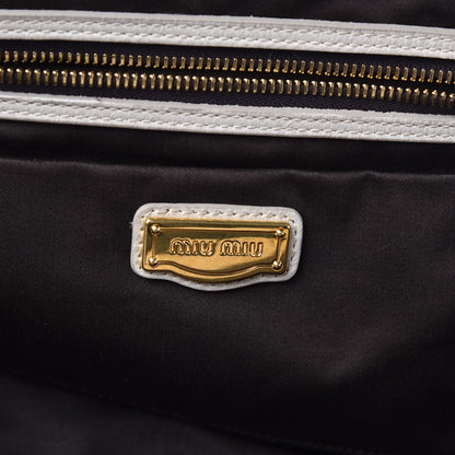 Miu Miu Nappa Medium Charm Satchel Agave 9 of 13