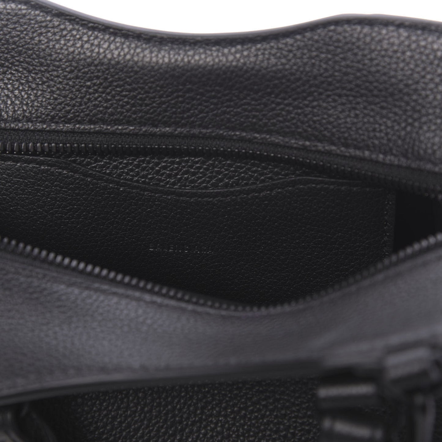 Grained Calfskin Neo Classic Black Hardware Mini City Black
