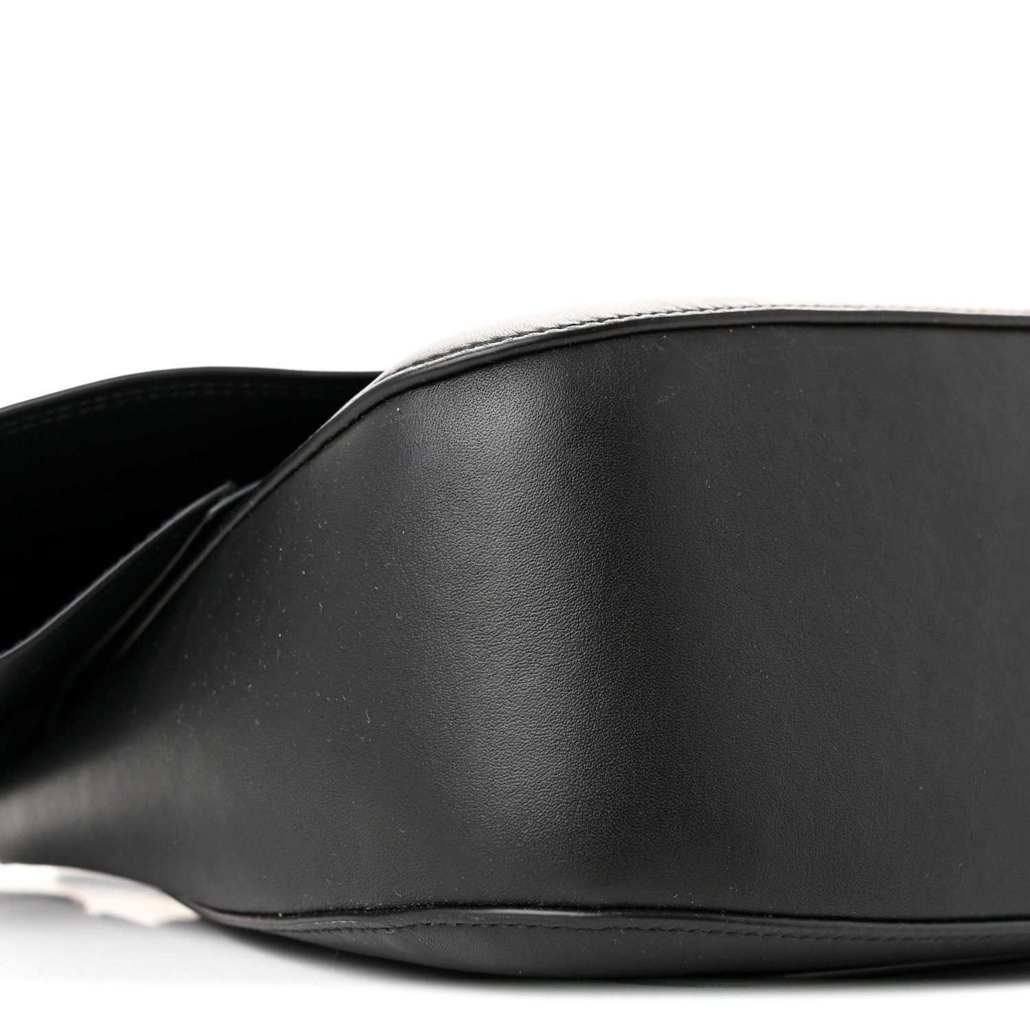 Loewe Smooth Calfskin Donut Chain Medium Ola Shoulder Bag Black 8 of 9