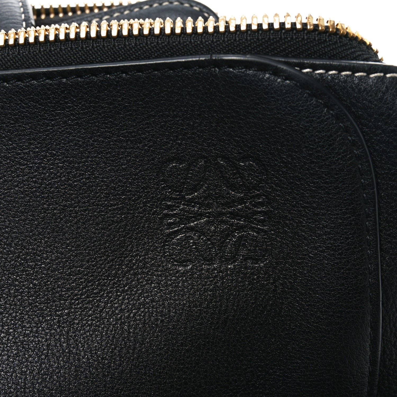 Loewe Calfskin Triple Zip Tote Black 6 of 10