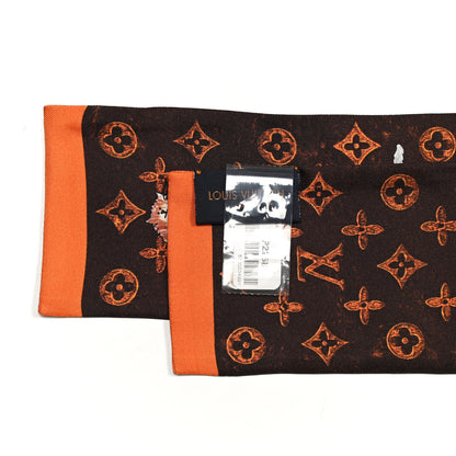 Louis Vuitton Silk Catogram Classic Bandeau Marron 4 of 4