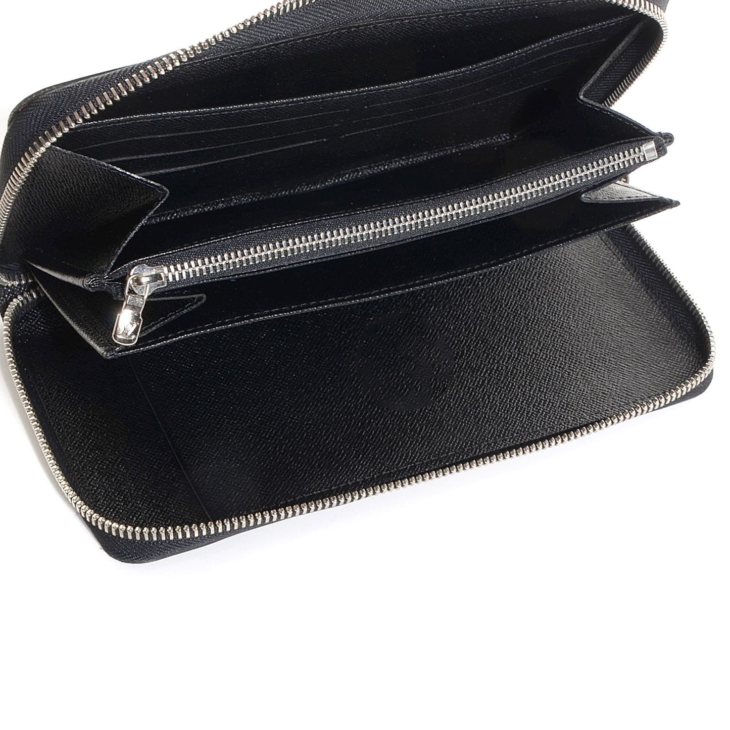 Epi Zippy Organizer Wallet Black