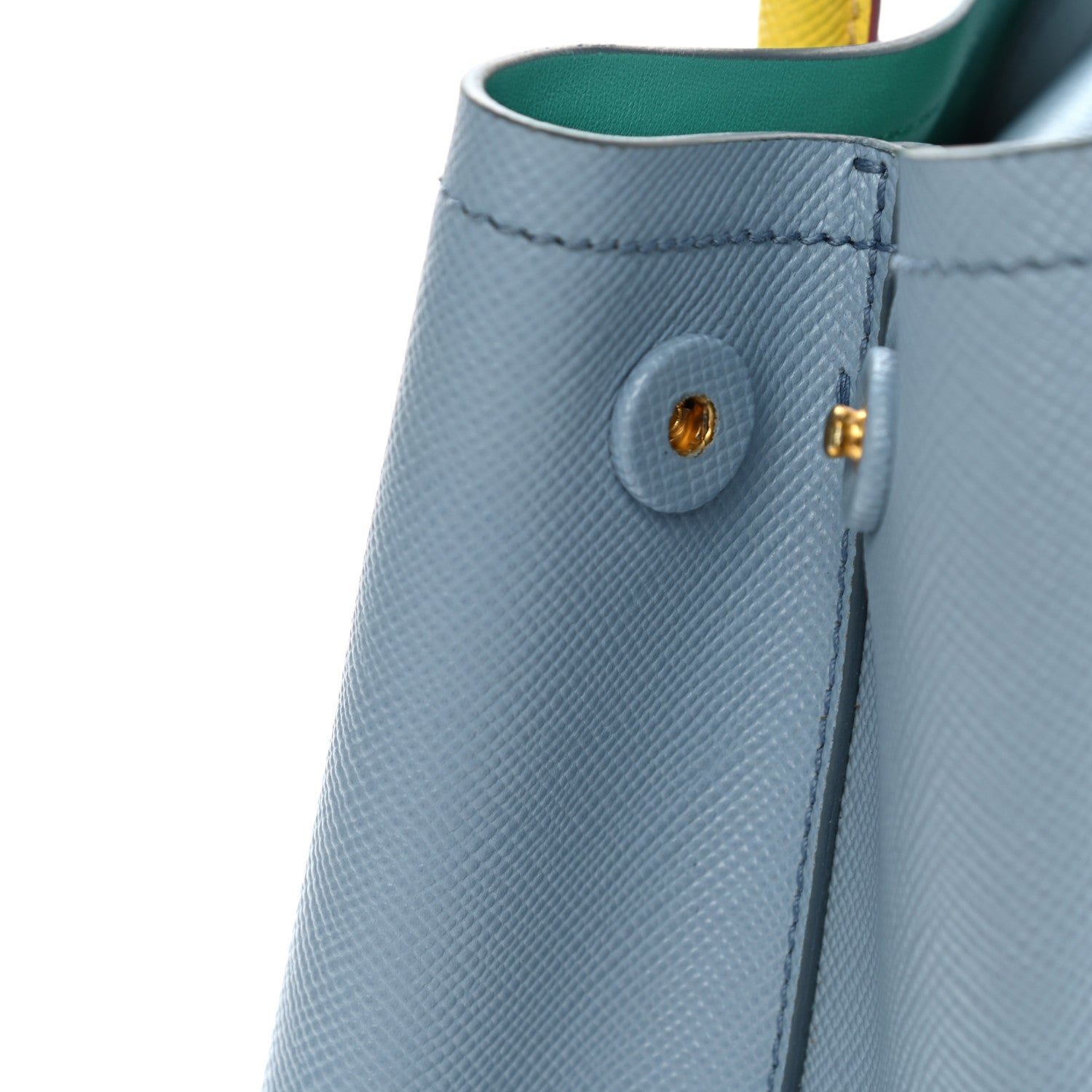 Prada Saffiano Cuir Small Double Bag Astrale Giada Multicolor 9 of 9