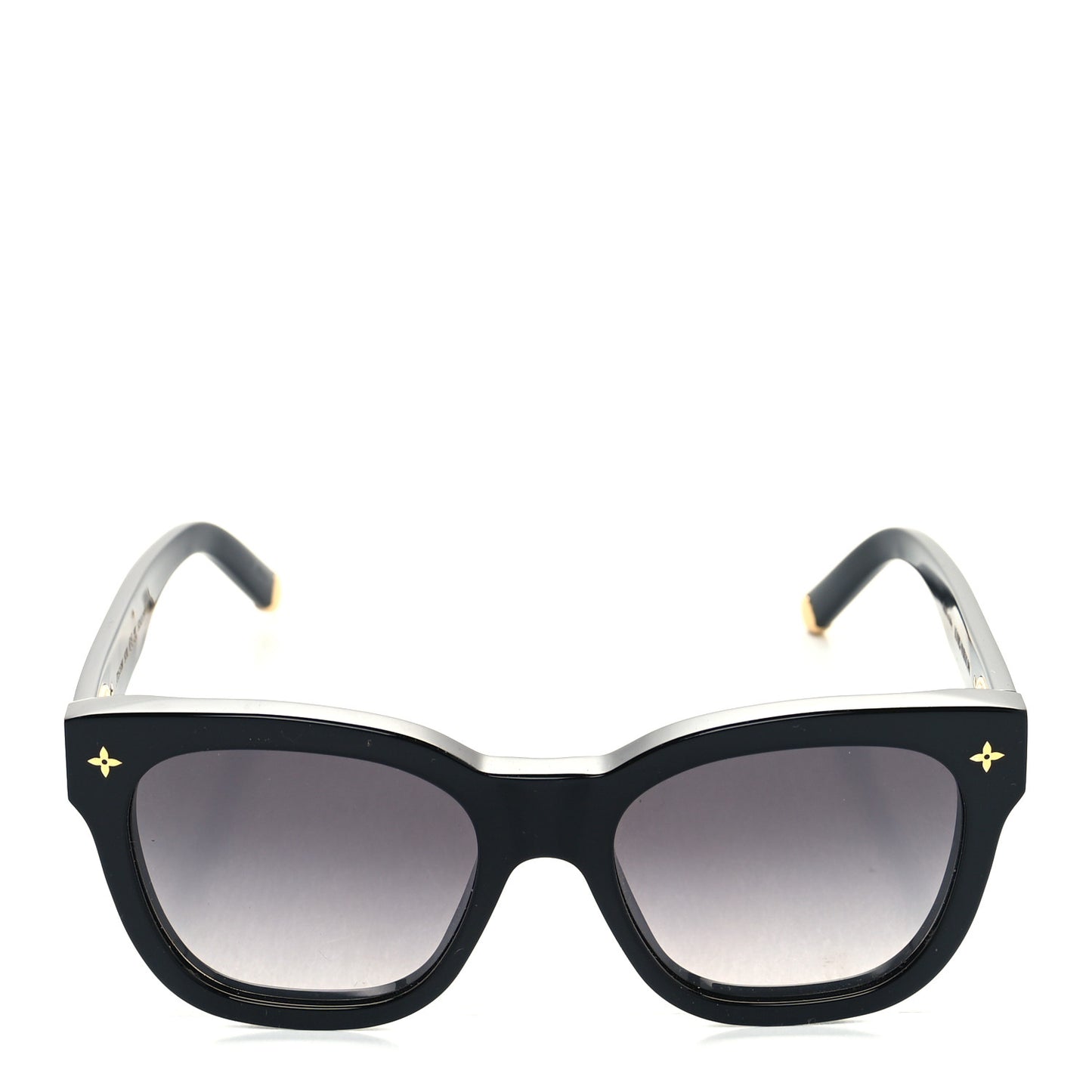 Acetate My Monogram Square Sunglasses Z1523W Black