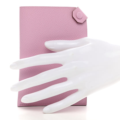 Hermes Epsom Tarmac Passport Holder Mauve Sylvestre 2 of 7