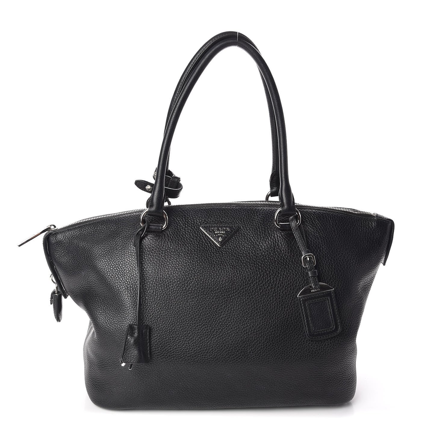 Vitello Daino Tote Black