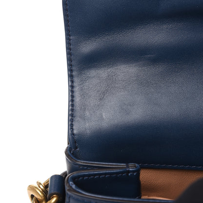 Gucci Nappa Pearl Studded Mini Queen Margaret Broadway Shoulder Bag Blue Agata 11 of 12