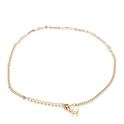 Chanel Crystal CC Chain Links Belt Gold Silver 2 of 6