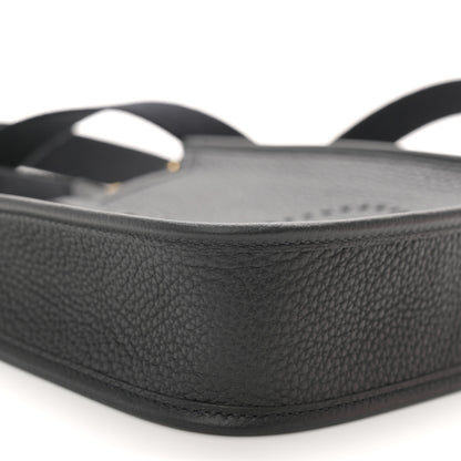 Hermes Taurillon Clemence Evelyne TPM Black 9 of 11