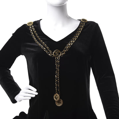 Chanel Lambskin Multi Strand Medallion Brooch Gold 2 of 6