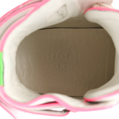Gucci Calfskin Mens High Top Sneakers 8.5 White Multicolor 7 of 10