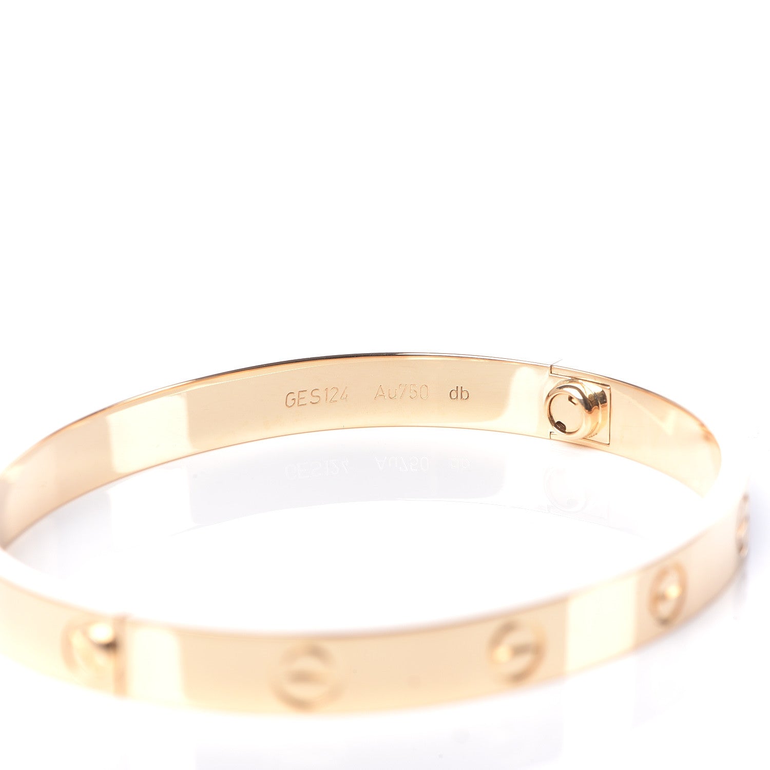 Cartier 18K Yellow Gold LOVE Bracelet 17 4 of 6