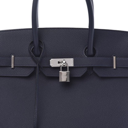 Hermes Togo Birkin 35 Bleu Nuit 10 of 11
