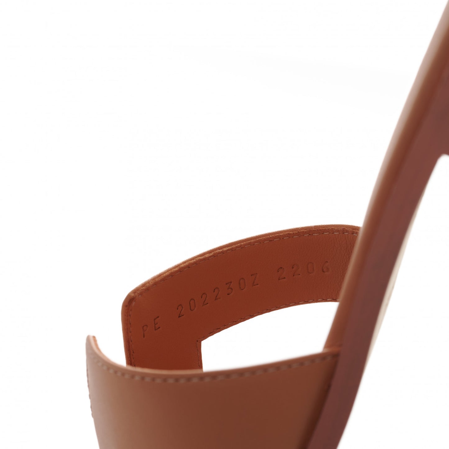 Box Calfskin Oran Sandals 38 Granit Rose