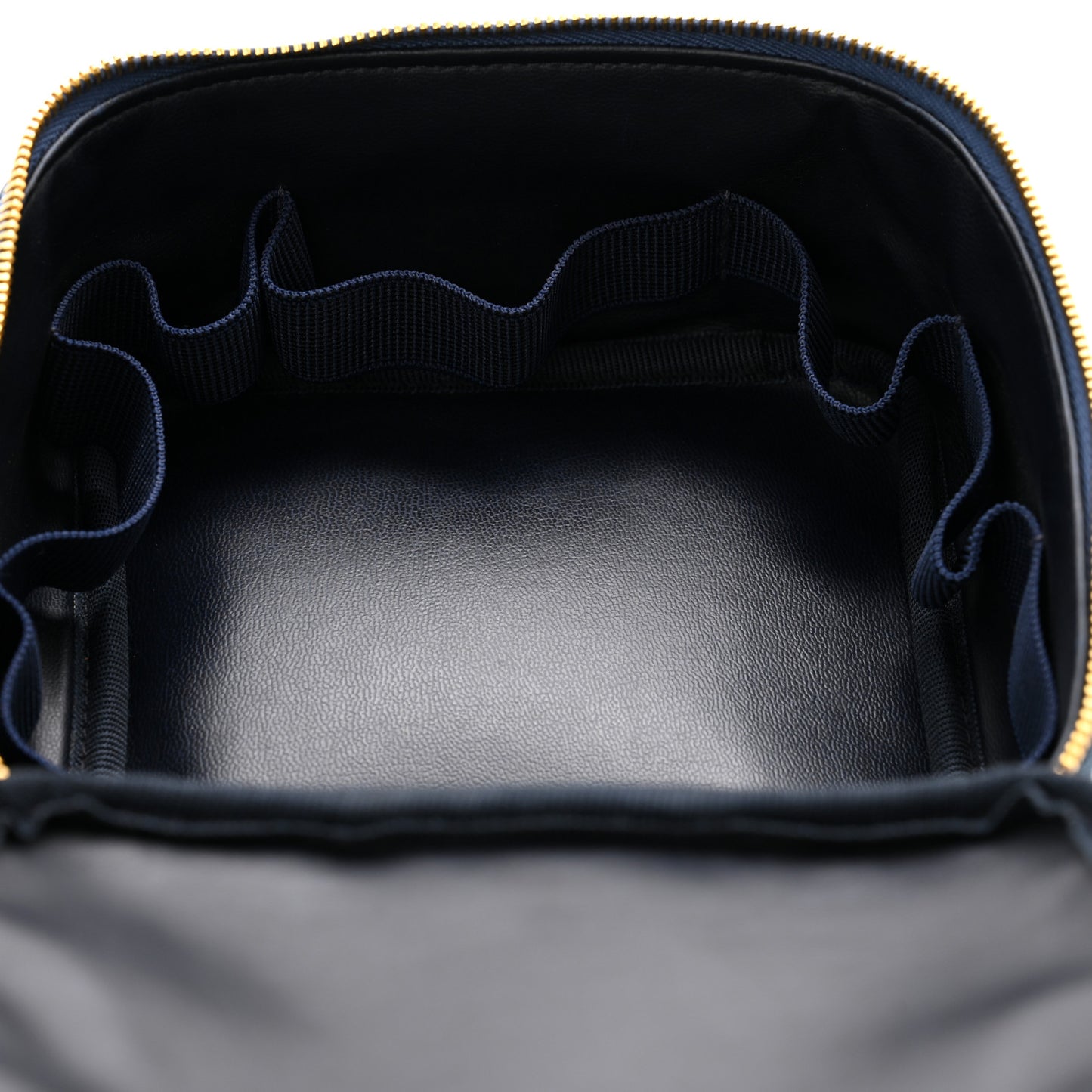 Denim Vanity Cosmetic Case Blue