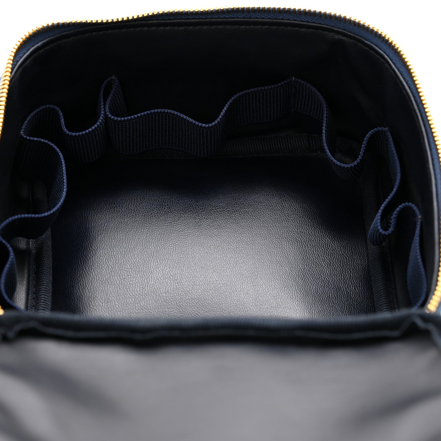 Chanel Denim Vanity Cosmetic Case Blue 5 of 10