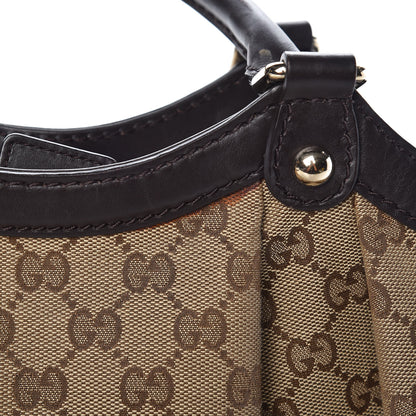 Gucci Monogram Medium Sukey Tote Dark Brown 8 of 8
