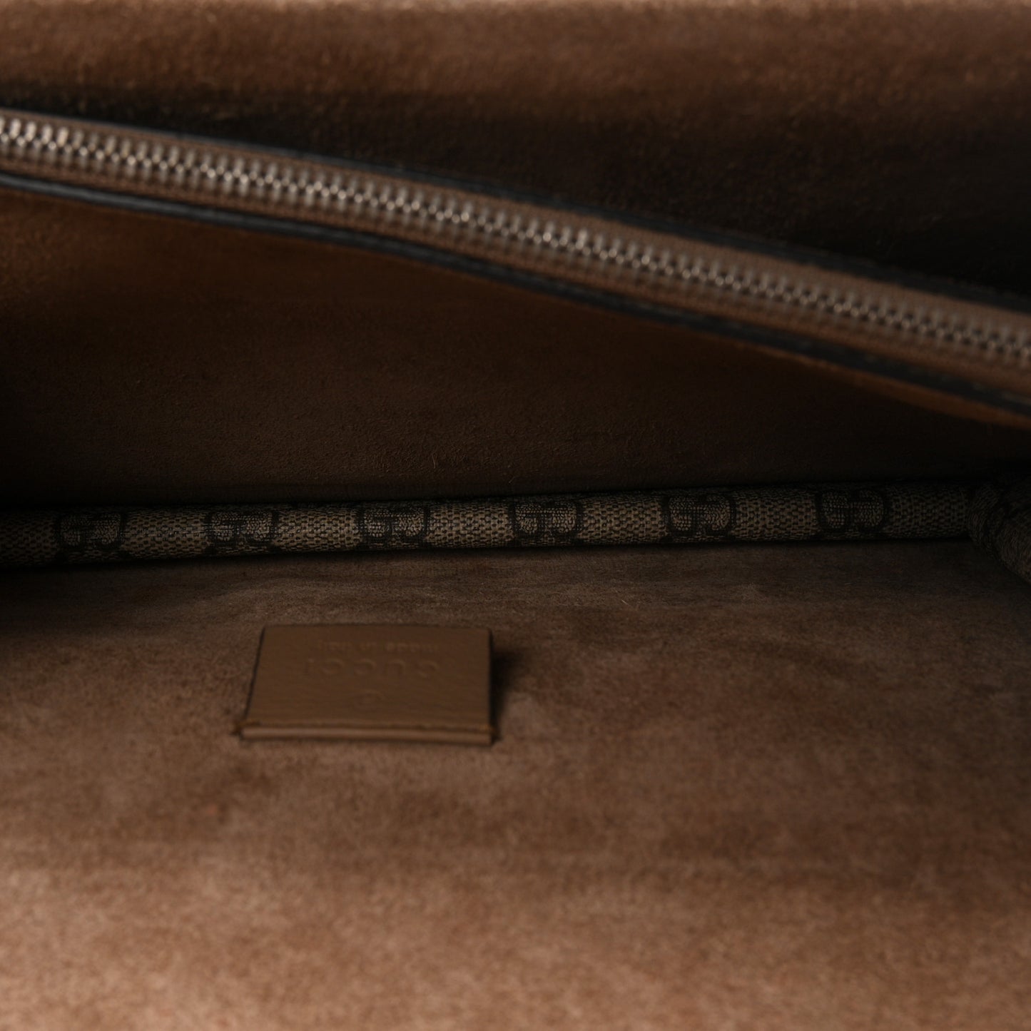 GG Supreme Monogram Small Dionysus Shoulder Bag Taupe