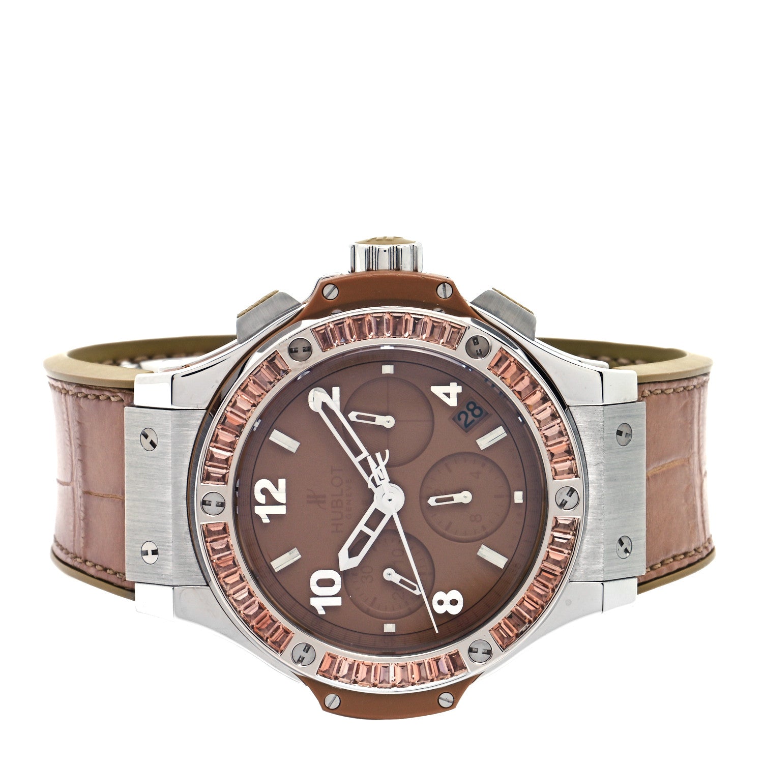 Hublot Stainless Steel Alligator Andalusite 41mm Big Bang Tutti Frutti Automatic Watch Camel 342.SA.5390.LR.1918 2 of 4